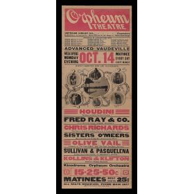 Houdini - Orpheum Theatre