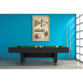 Billiard Ball Rack Patent Drawing
