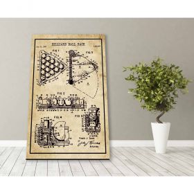 Billiard Ball Rack Patent Drawing