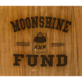'Moonshine Fund' Mini Oak Barrel Bank (PB101)