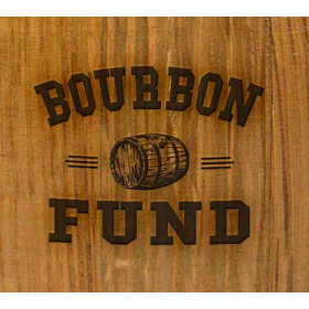 'Bourbon Fund' Mini Oak Barrel Bank (PB103)