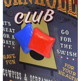 'Corn Hole Club'  Personalized Plank Sign (7087)