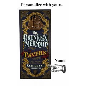 Drunken Mermaid Plank Sign (7092)