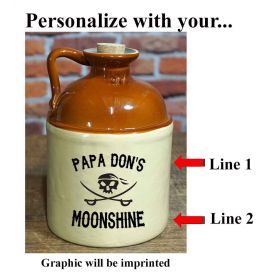 Personalized Moonshine Jug