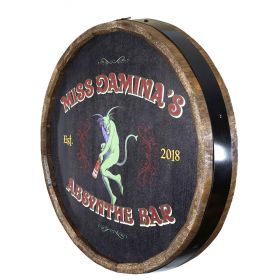 Absynthe Quarter Barrel Sign (QB1809)
