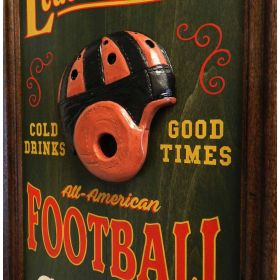 Personalized Football Social Club Vaudeville Sign