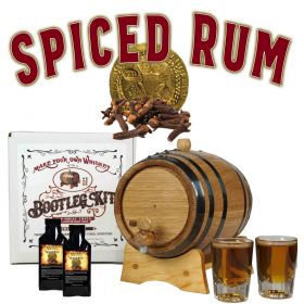 Spiced Rum Making Kit, captain morgan, making rum at home, rum making kit