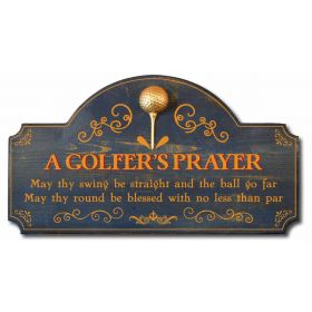 A Golfer's Prayer Sign (RT136)