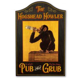 Hogshead Howler Vintage Pub Sign