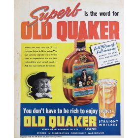 Old Quaker Straight Whiskey