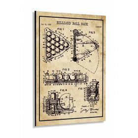 Billiard Ball Rack Patent Drawing