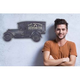 Personalized Gunsmith Model T Truck Sign