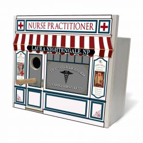 Personalized Nurse Practitioner Birdhouse (Q121)