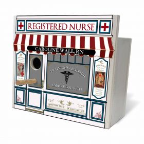 Personalized Registered Nurse Birdhouse (Q122)