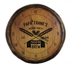 "Home Brew" Quarter Barrel Clock (B353)