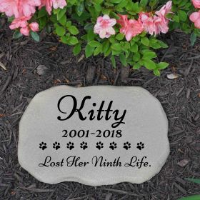 Lost Her Ninth Life - Pet Memorial