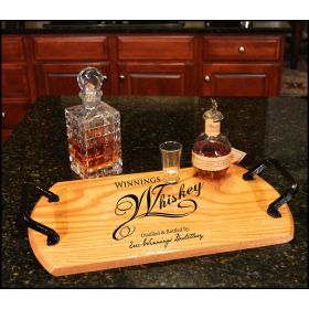 'Whiskey' Personalized Bistro Tray (B415)
