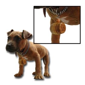 Dog Collar Mini Oak Barrel Charm