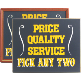 PRICE QUALITY SERVICE... (DSC840)