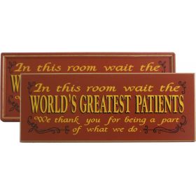 WORLD'S GREATEST PATIENTS... (DSB1541)