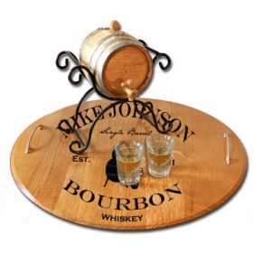'Moonshine Still' Personalized Serving Tray (B409)