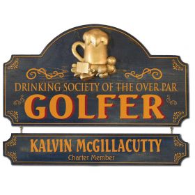 Golfer  Drinking Society (RT118)