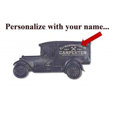 Personalized Carpenter Model T Truck Sign