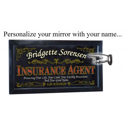 Personalized 'Insurance Agent' Decorative Framed Mirror (M4010)