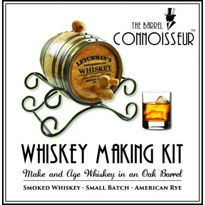 Personalized Barrel Connoisseur® Whiskey Making Kit (P5)