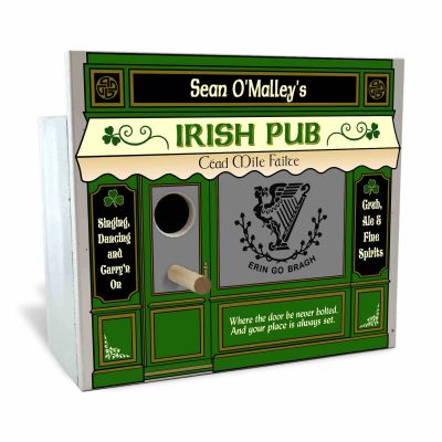 Personalized The Pleasant Pheasant Irish Pub Birdhouse (Q109)