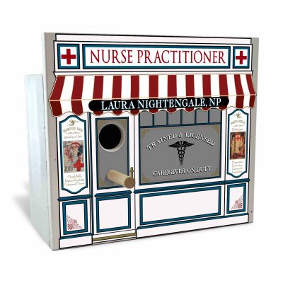 Personalized Nurse Practitioner Birdhouse (Q121)