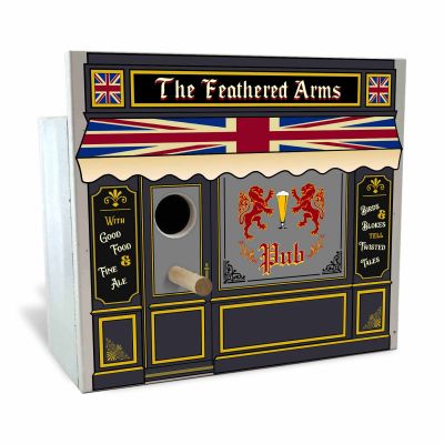 The Feathered Arms Pub Birdhouse (Q507)