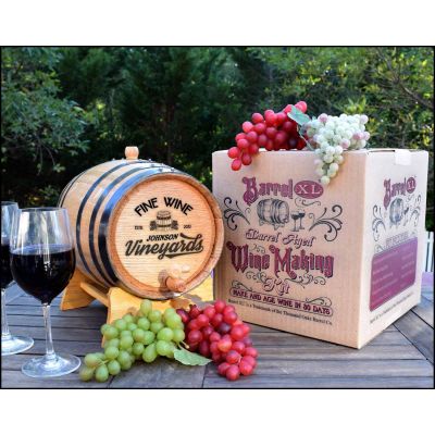 Personalized Barrel XL® Wine Making Kit