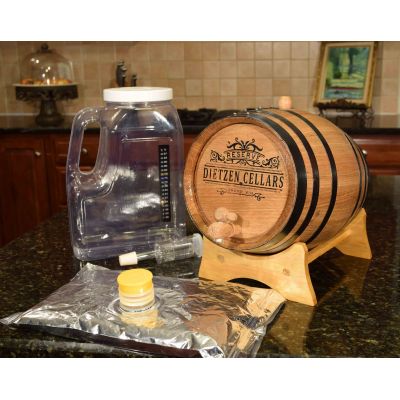 Personalized Barrel XL  Barrel Aged Cabernet Wine Making Kit