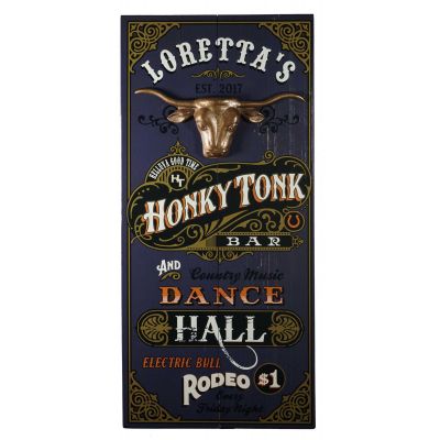 Honky Tonk Plank Sign (7091)
