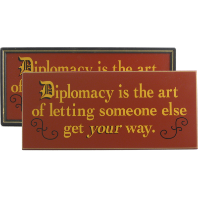 DIPLOMACY IS THE ART... (DSB2086)