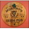 'Irish Pub' Personalized Oak Barrel Head Sign (BHR12)
