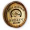 'White Mountain Whiskey' Personalized Quarter Barrel Sign (C19)